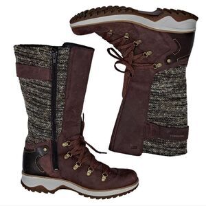 Merrell Women's Eventyr Peak Waterproof Boots Wine Size 8.5